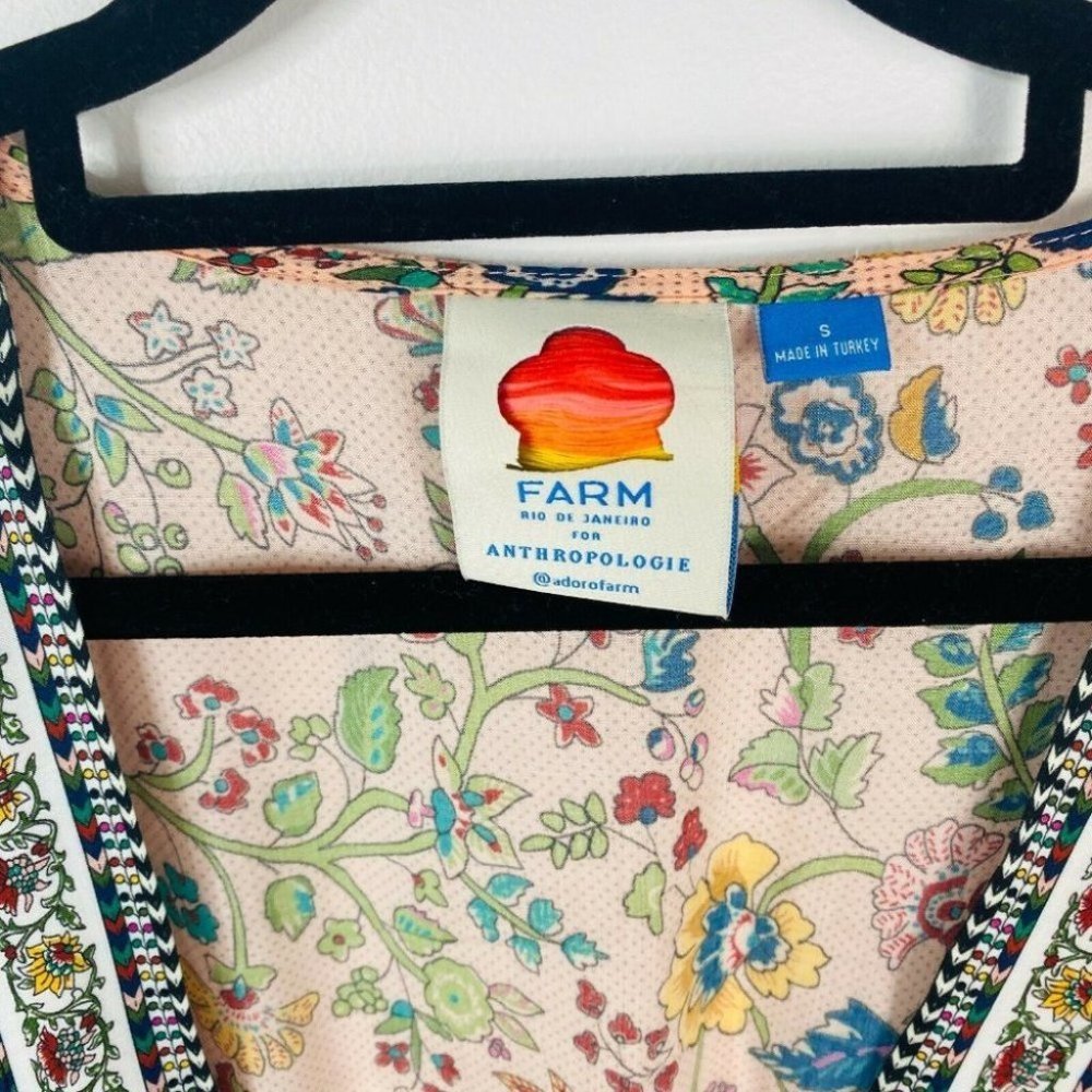 Farm Rio Women's Size Small Maxi Long Wrap Dress - Picture 5 of 9